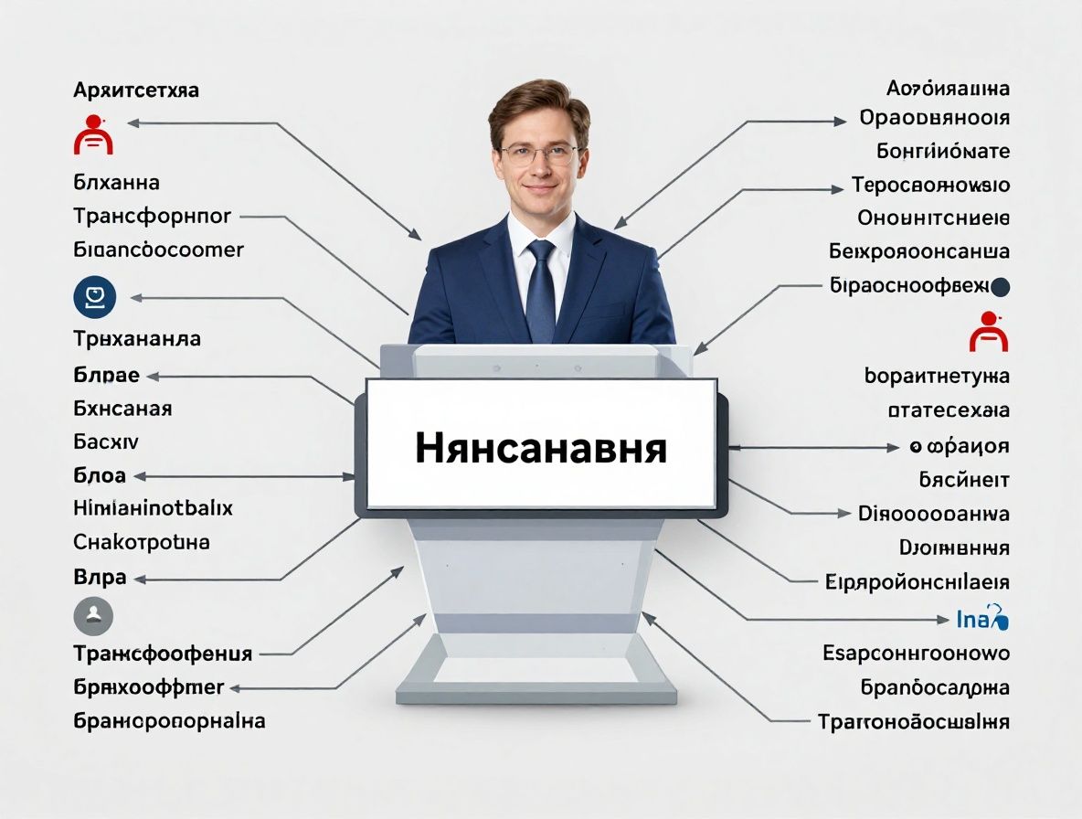 Схематичное изображение архитектуры трансформера с блоками внимания, стрелками передачи данных на тёмном техническом фоне